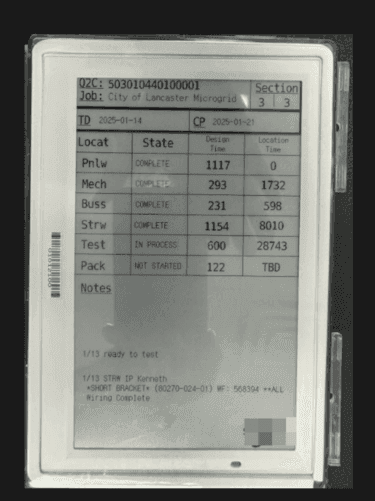 Large Equipment Manufacturing: Mobile Progress Tracking The Challenge